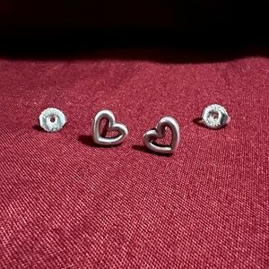 James Avery Heart Studs